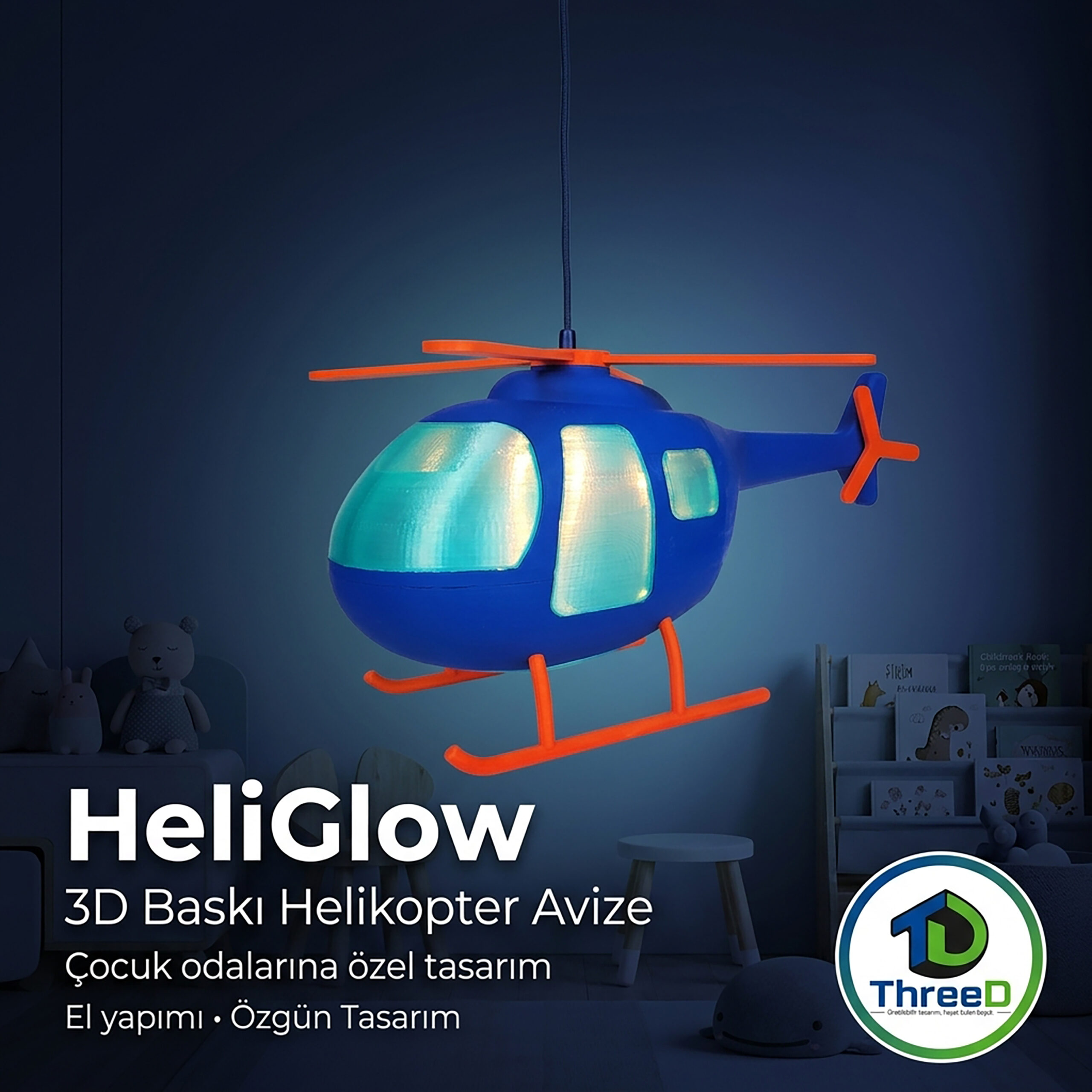 Uygulamalar HeliGlow üretim uygulaması